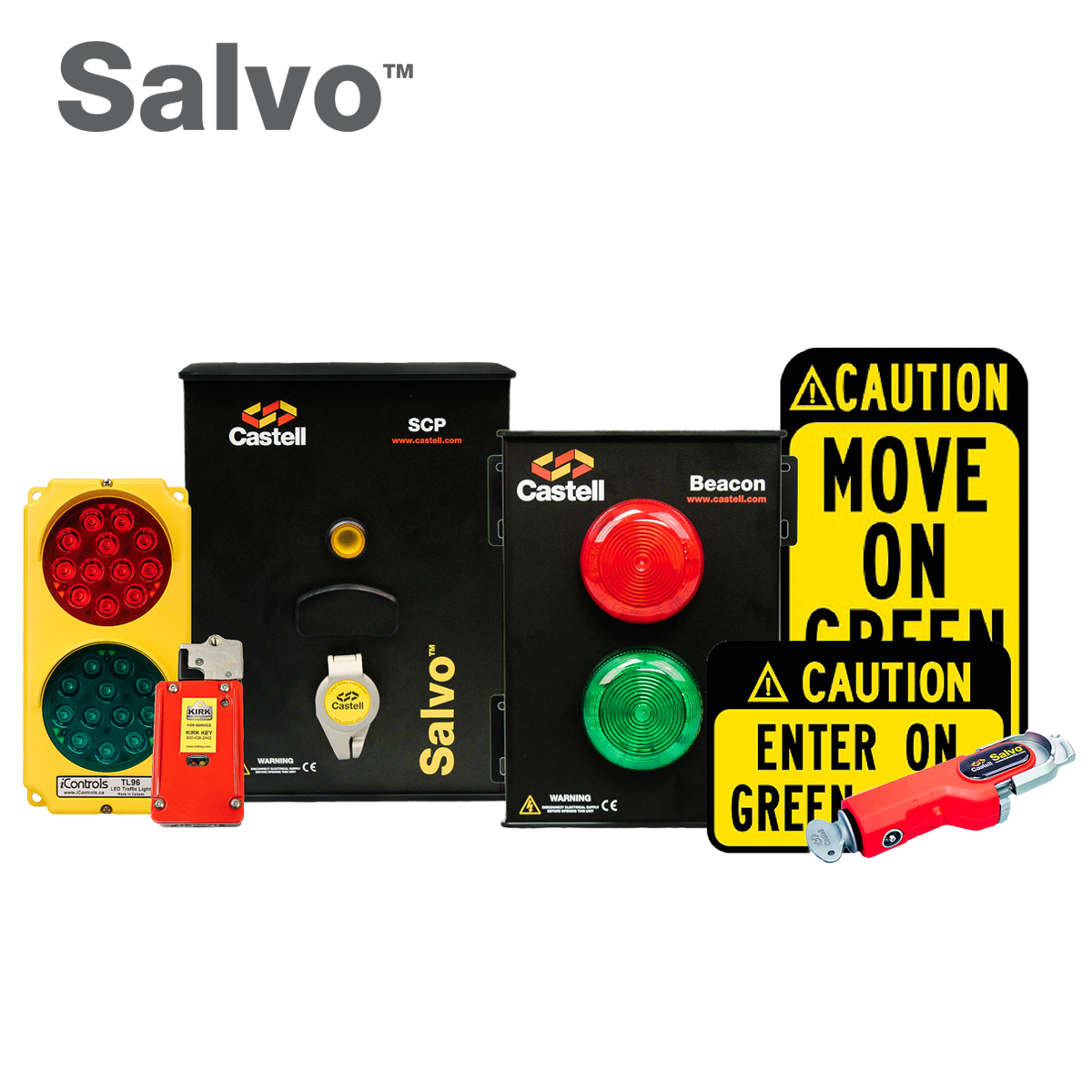 Kit SAMD Salvo (pour portes motorisées), version américaine