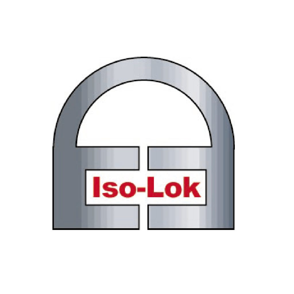 Logo de la gamme de produits de consignation et d'étiquetage Castell Iso-Lok