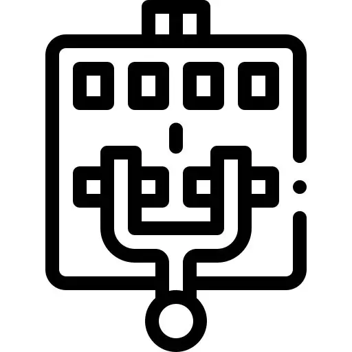 Switchboard black and white icon