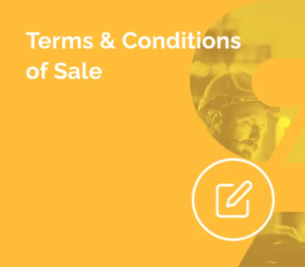 Terms & conditions of sale document cover, outlining important sale agreements.