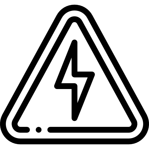 Electrical danger icon