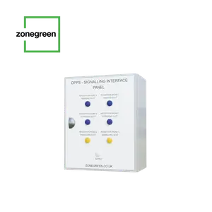 Zonegreen DPPS Signalling Interface Panel for depot personnel protection, showing inbound, outbound and signalling slots for Reception Roads 1 and 2