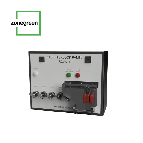 Zonegreen key exchange panel for controlled access and personnel protection in rail depots