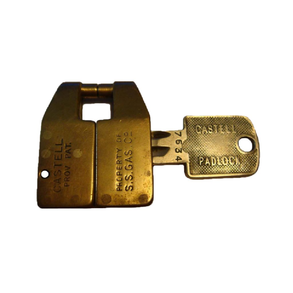 Castell padlock in 1932