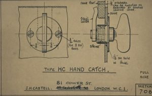 Castell trapped key interlocking system old design