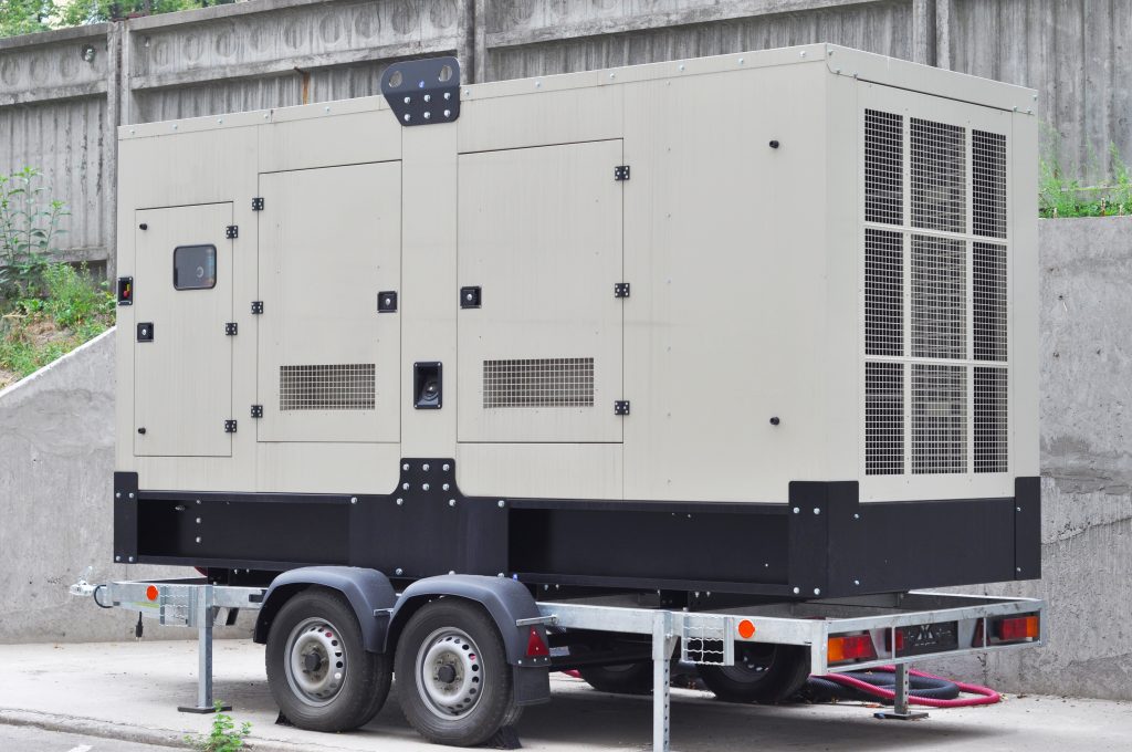 Commercial backup generator. A standby generator is a back-up electrical system that operates automatically.  A standby power system may include a standby generator, batteries and other apparatus.